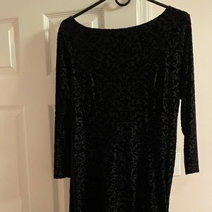 Talbots Black Dress - size large!